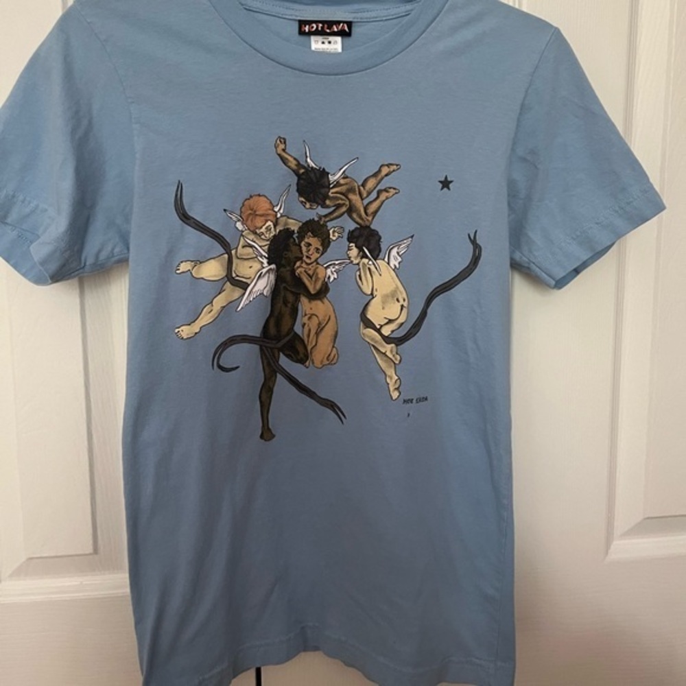 Urban Outfitters Hot Lava Cherub Tee Women’s Extra Small - Picture 5 of 6